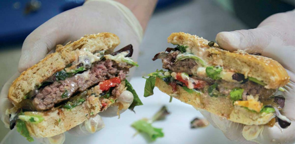 Blue burger